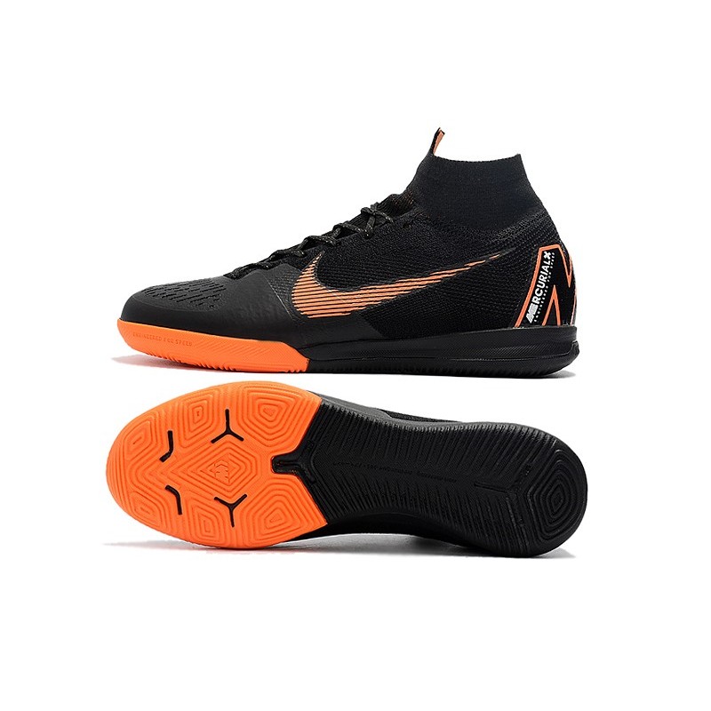 Nike Mercurial SuperflyX Elite IC Men Černá oranžový